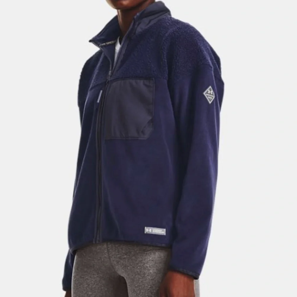 NWT Under Armour Women's UA Polartec® Maxx Full-Zip Jacket Sweatshirt